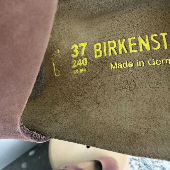 Birkenstock Women’s Messina Mary Jane Nubuck Leather Pink Mauve RARE HTF - Picture 6 of 16